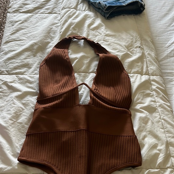Brown body suit - Picture 1 of 2